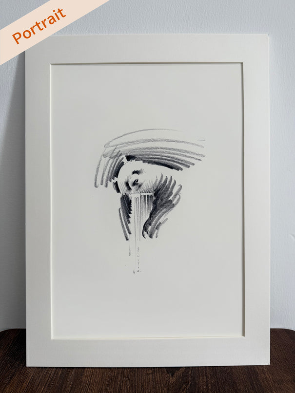 Art Print – "Sleepy Panda"  (2506P006)