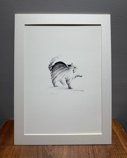 Art Print – "Yawn & Stretch" (2510P008)