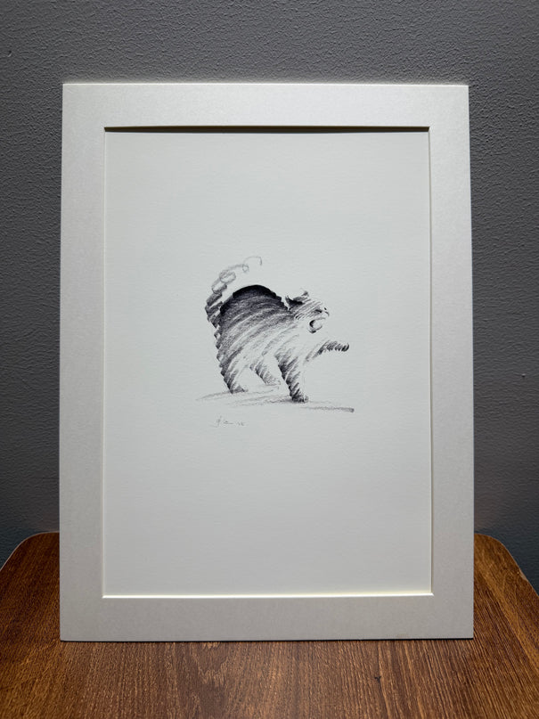 Art Print – "Yawn & Stretch" (2510P008)