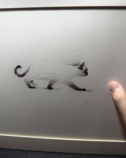 Art Print – "Siamese Cat — Stroll" (2510P002)