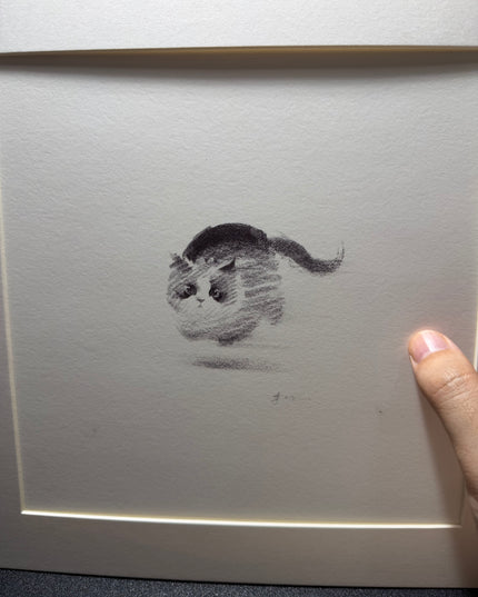 Dashing Kittens Series (Set of 4 Illustrations)