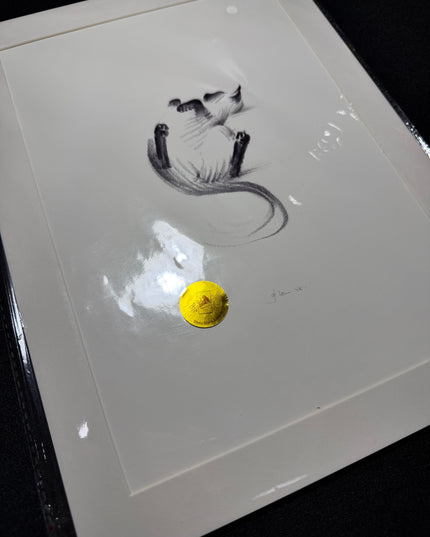 Art Print – "Siamese Cat — Belly Up" (2510P007)