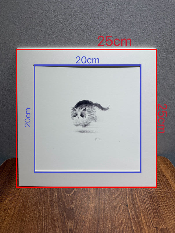 Dashing Kittens Series (Set of 4 Illustrations)