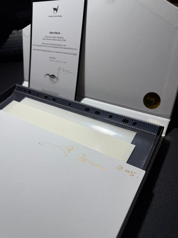 No. M005  "Black Cat Series – Contemplation" (Masterpiece)