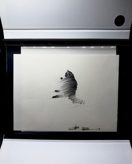 No. M005  "Black Cat Series – Contemplation" (Masterpiece)