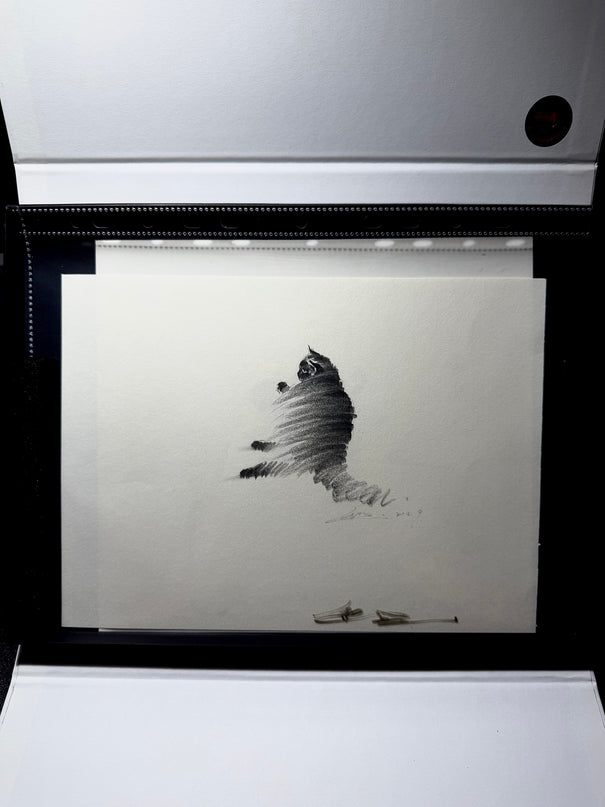 No. M005  "Black Cat Series – Contemplation" (Masterpiece)