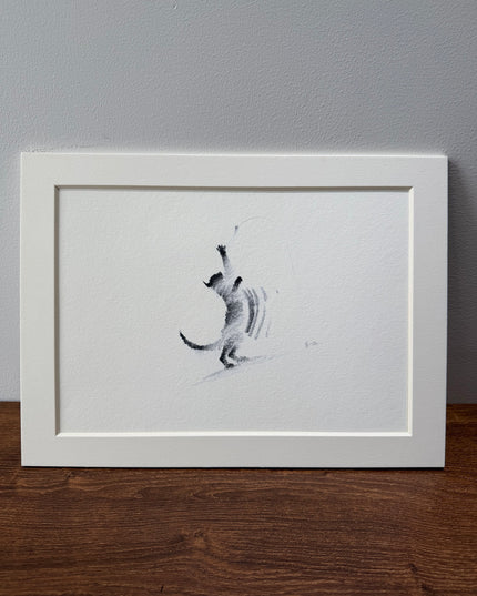 Art Print - "Siamese Cat - At Play" (2607P001)