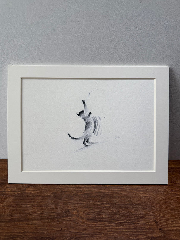Art Print - "Siamese Cat - At Play" (2607P001)