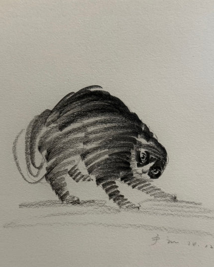 No. 003  "Black Cat Series – Tuxedo cat"
