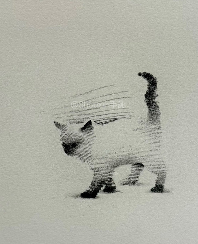No. 002  "Black Cat Series – Siamese"