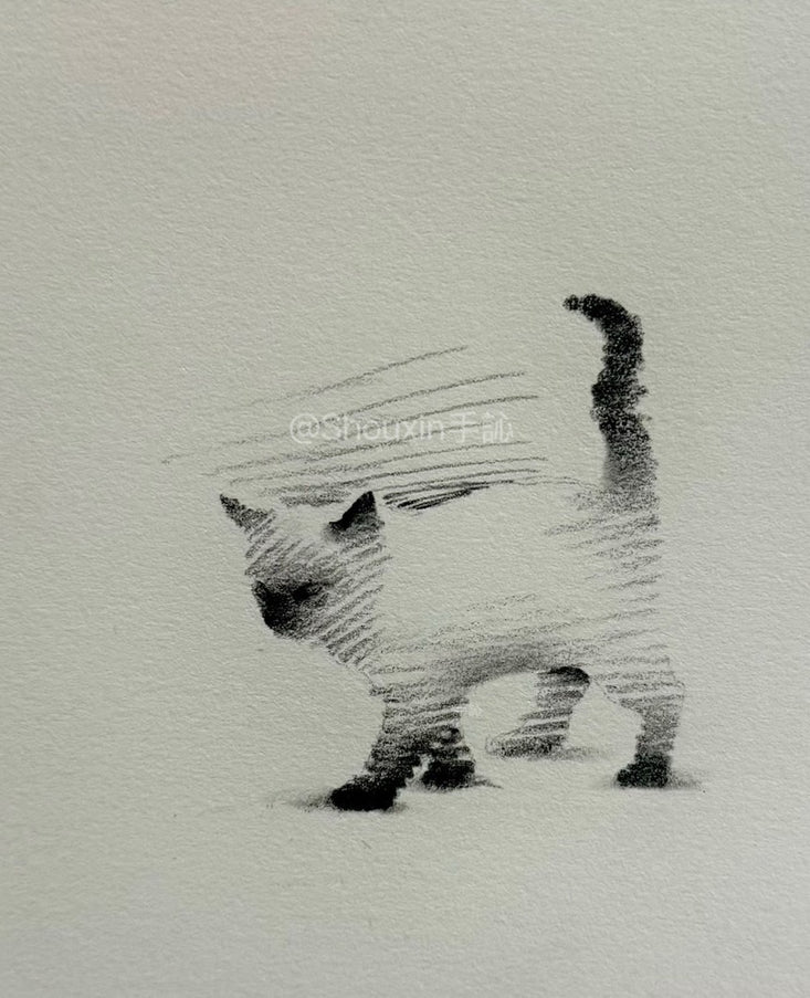 No. 002  "Black Cat Series – Siamese"