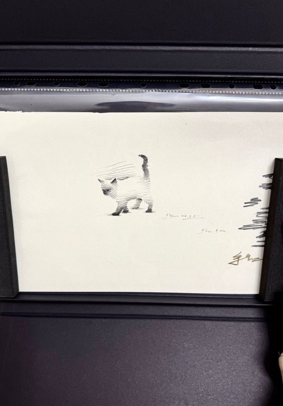 No. 002  "Black Cat Series – Siamese"