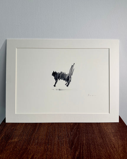 Art Print – "The Black Cat — Hackles" (RP-004)