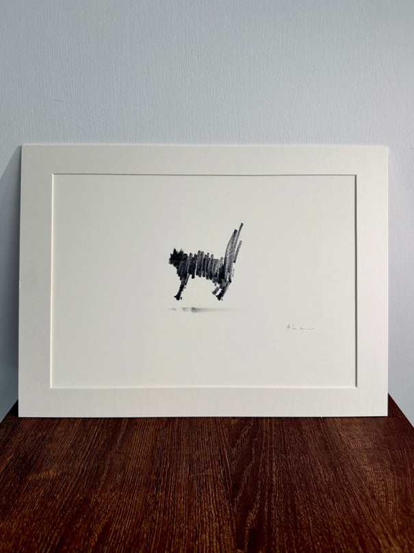 Art Print – "The Black Cat — Hackles" (RP-004)