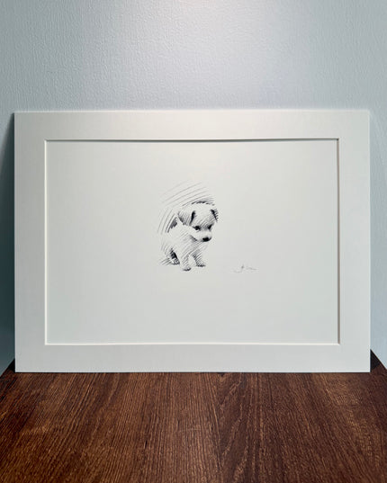 Art Print – "Little Pup I" (xmasP013)