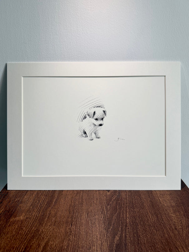 Art Print – "Little Pup I" (xmasP013)