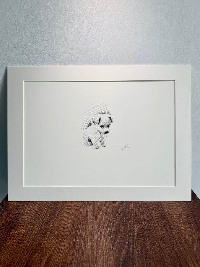 Art Print – "Little Pup I" (xmasP013)