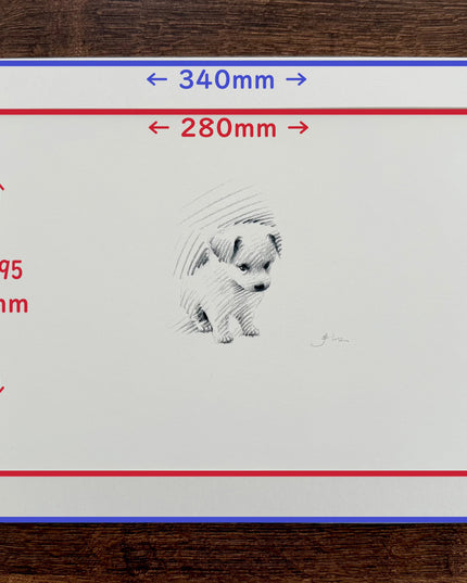 Art Print – "Little Pup I" (xmasP013)