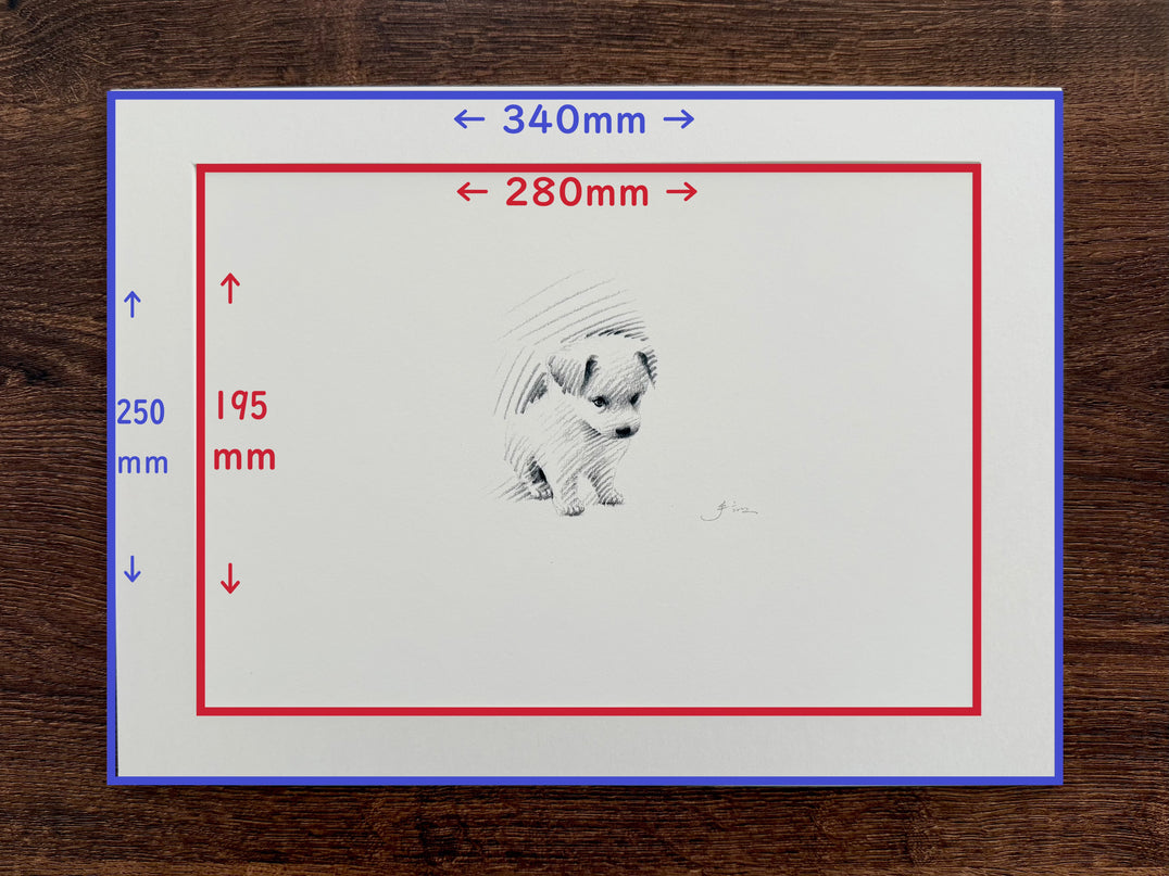 Art Print – "Little Pup I" (xmasP013)