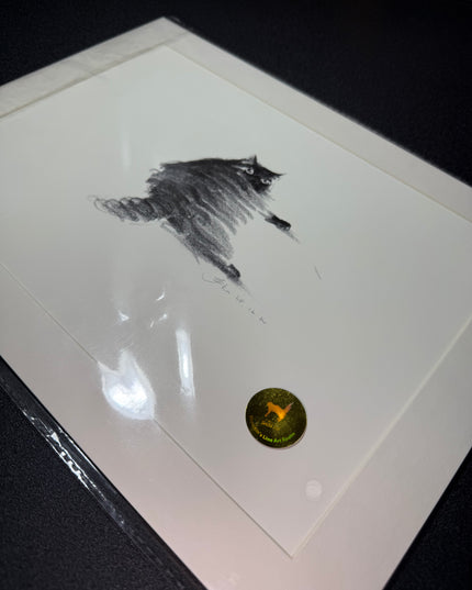 Art Print – "The Black Cat — The Black Puff" (RP-005)
