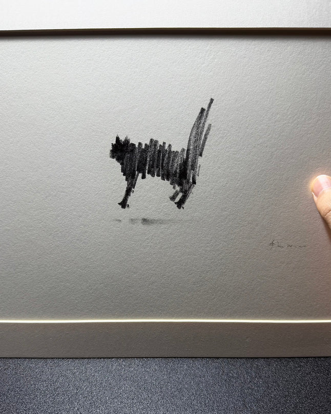 Art Print – "The Black Cat — Hackles" (RP-004)
