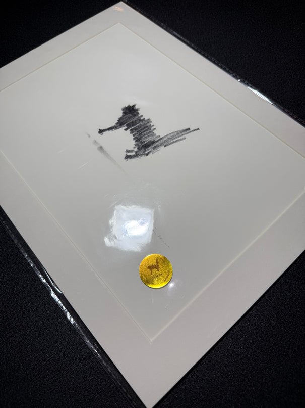 Art Print – "The Black Cat — Hackles" (RP-004)