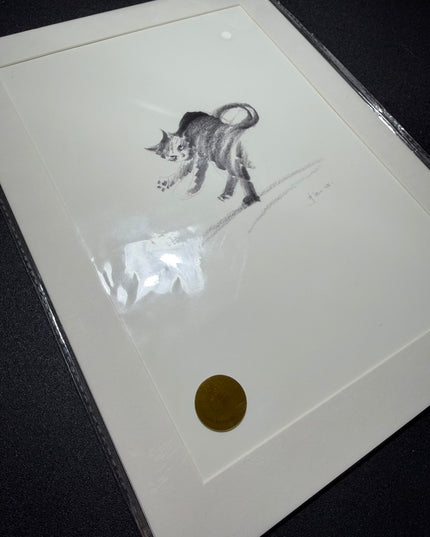 Art Print - "The Black Cat - Crab Walk" (2603P001)