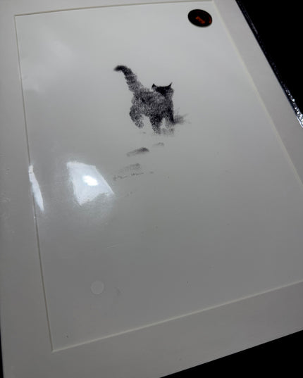 Art Print - "The Black Cat - Snowy Kitten 3" (2603P002)
