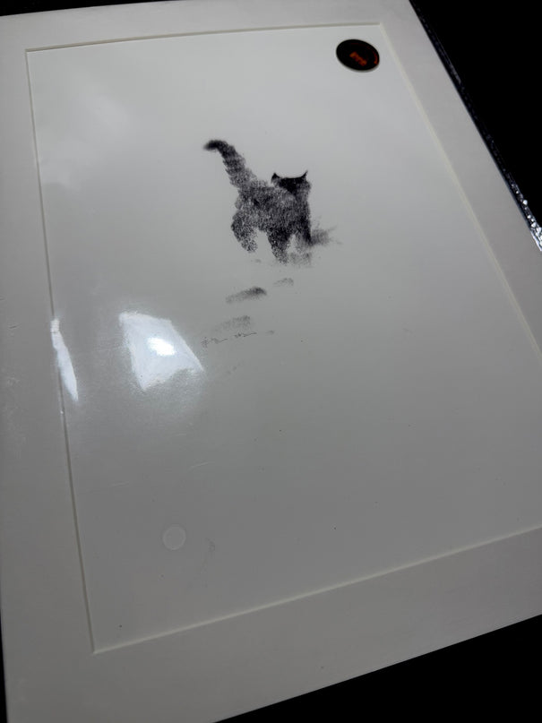 Art Print - "The Black Cat - Snowy Kitten 3" (2603P002)