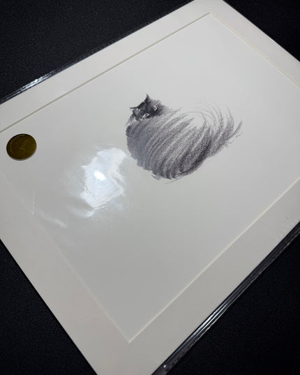 Art Print - "The Black Cat - Looking Back 2" (2603P005)