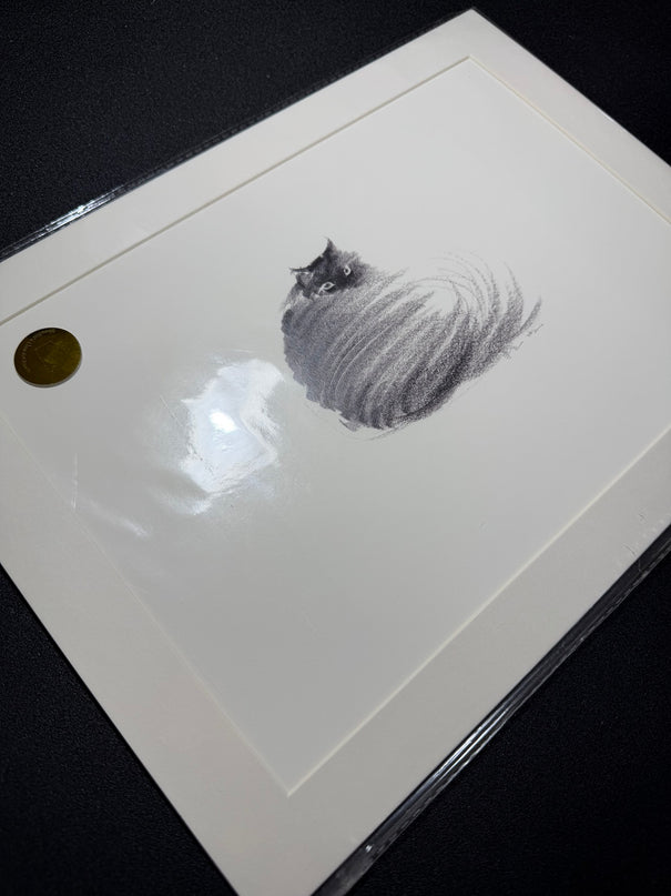 Art Print - "The Black Cat - Looking Back 2" (2603P005)