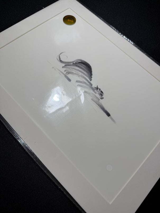 Art Print - "The Black Cat - Stretching 3" (2603P006)