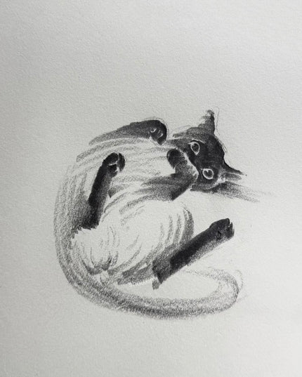 No. M024  "Siamese Cat, Playtime" (Masterpiece)