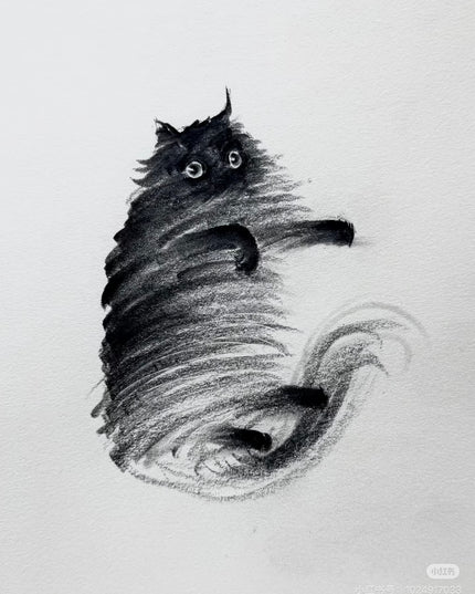 No. M025  "Black Cat Series, The Roll" (Masterpiece)