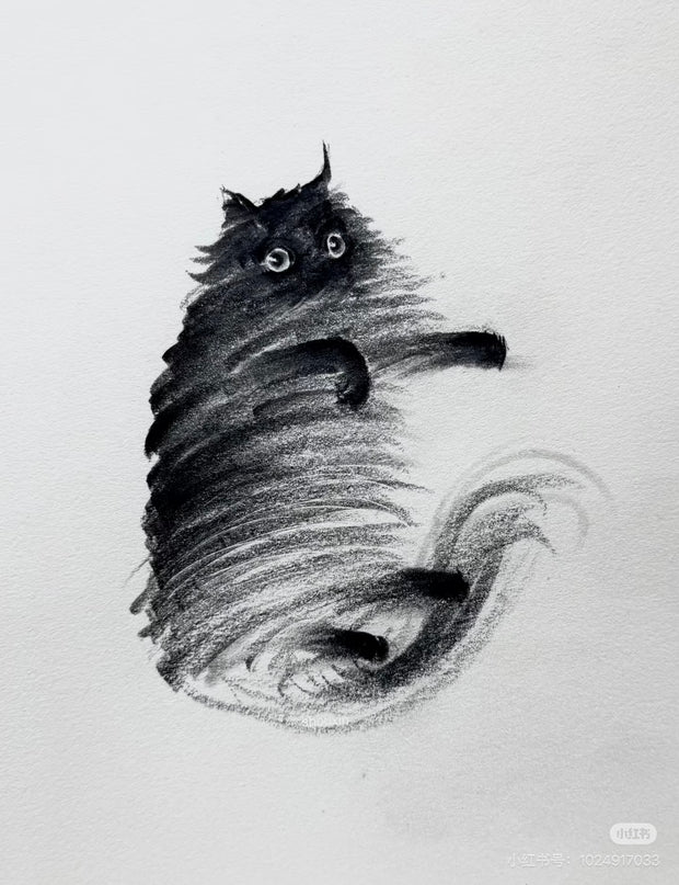 No. M025  "Black Cat Series, The Roll" (Masterpiece)