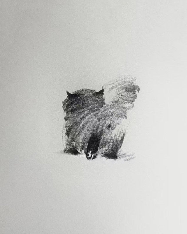 No. 036 "Black Cat Series, Tiny Kitten"