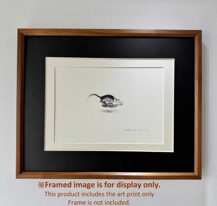 Art Print – "Dashing Cat 2" (RP-008)