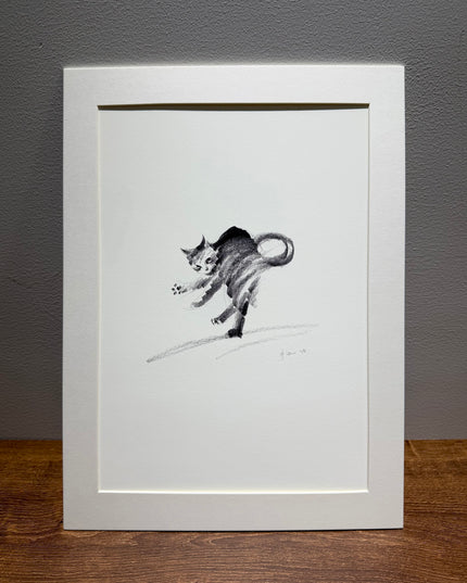 Art Print - "The Black Cat - Crab Walk" (2603P001)