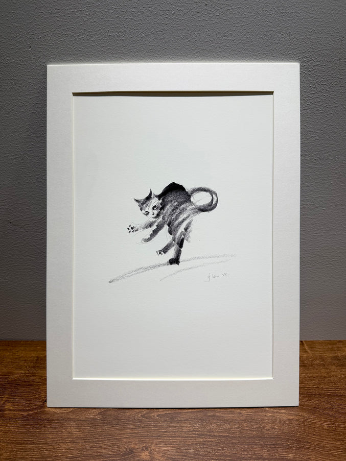 Art Print - "The Black Cat - Crab Walk" (2603P001)