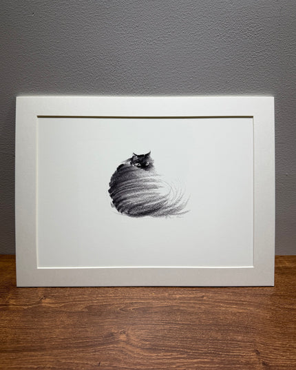 Art Print - "The Black Cat - Looking Back 2" (2603P005)