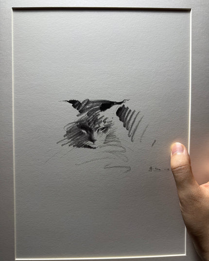 Art Print – "Maine Coon Ⅱ" (xmasP012)