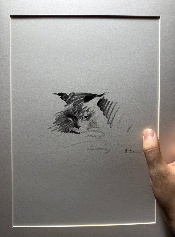 Art Print – "Maine Coon Ⅱ" (xmasP012)