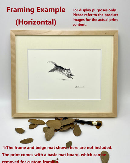 Art Print – "The Black Cat — Curiosity" (xmasP009)