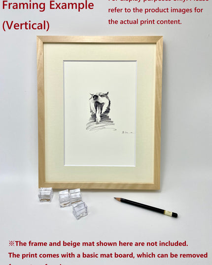 Art Print – "Maine Coon Ⅱ" (xmasP012)