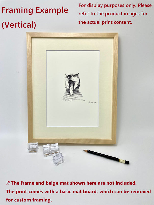 Art Print – "Maine Coon Ⅱ" (xmasP012)