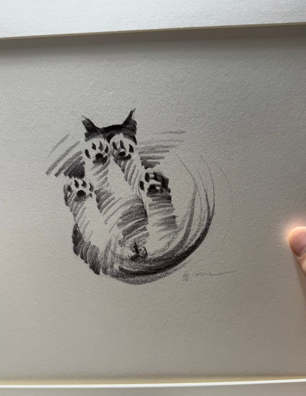 Art Print – "Peek-a-Boo" (xmasP010)