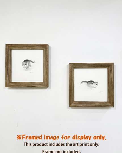 Dashing Kittens Series (Set of 4 Illustrations)