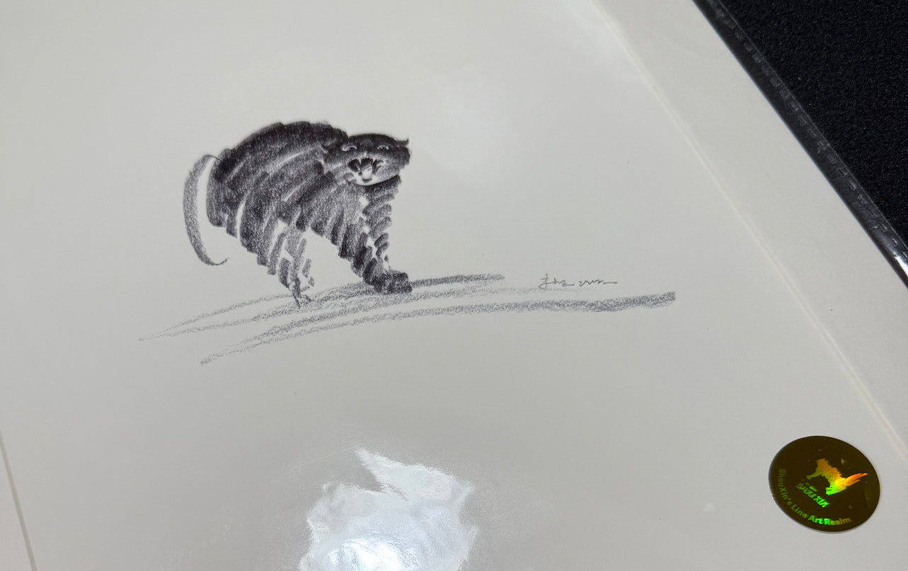 Art Print – "Hiss!" (xmasP011)