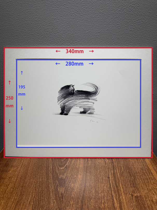 Art Print – "The Black Cat — Looking Back" (2510P003)