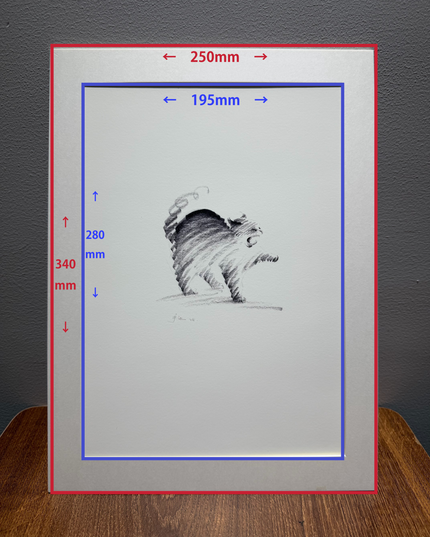 Art Print – "Yawn & Stretch" (2510P008)